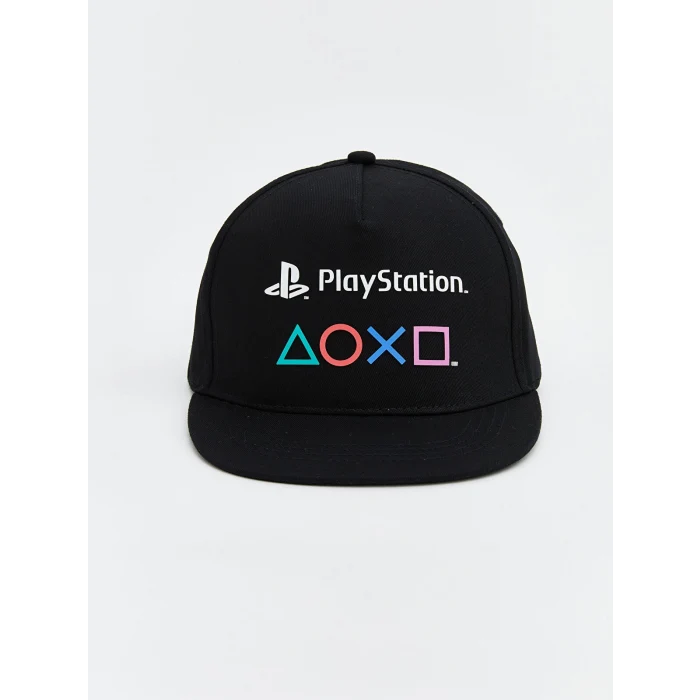 LCW ACCESSORIES Siyah Playstation Baskılı Erkek Çocuk Kep Şapka