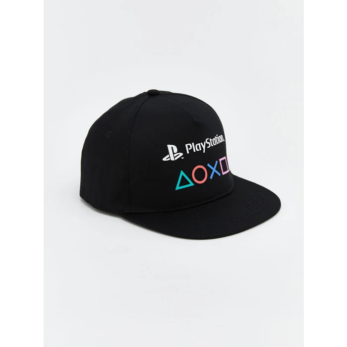 LCW ACCESSORIES Siyah Playstation Baskılı Erkek Çocuk Kep Şapka