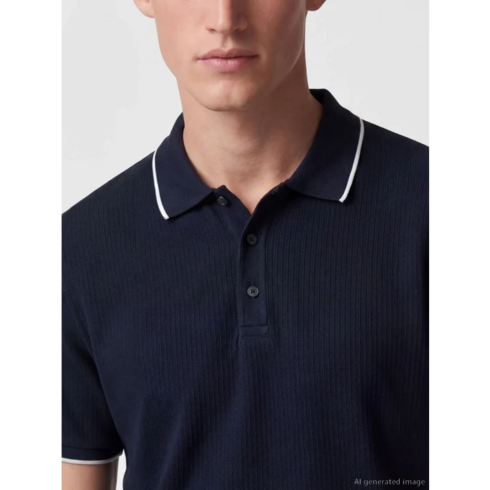 SOUTHBLUE Lacivert Polo Yaka Erkek Tişört