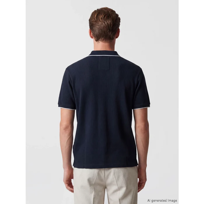 SOUTHBLUE Lacivert Polo Yaka Erkek Tişört