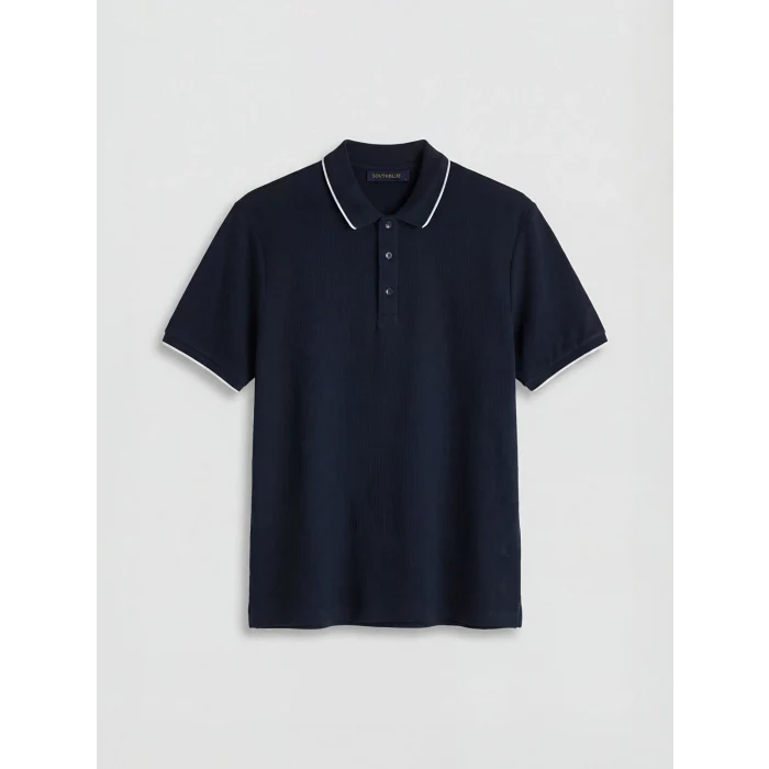 SOUTHBLUE Lacivert Polo Yaka Erkek Tişört
