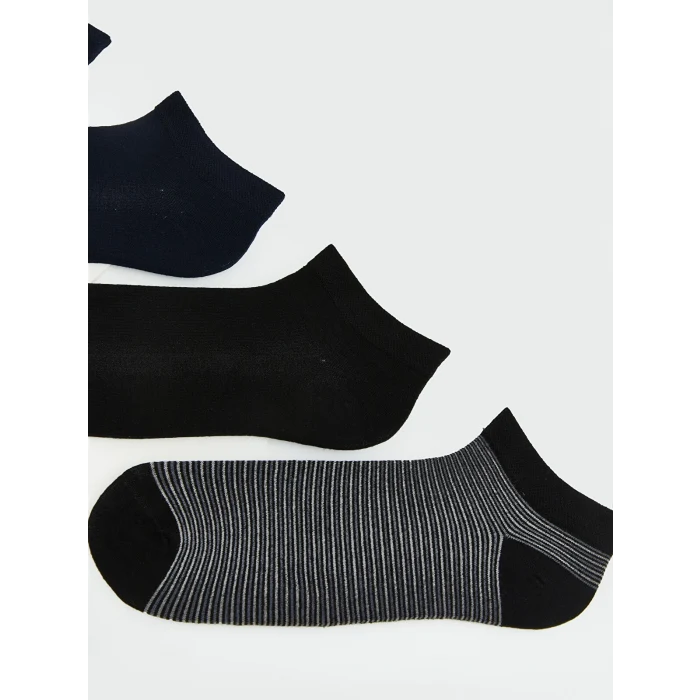 LCW ACCESSORIES Karışık Desenli Bambu Erkek Patik Çorap 7li