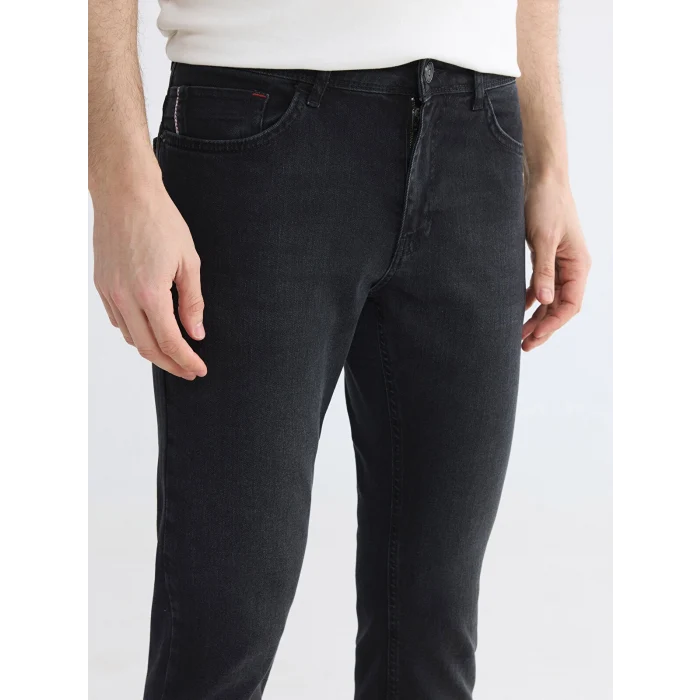 LCW Jeans Siyah 750 Slim Fit Erkek Jean Pantolon