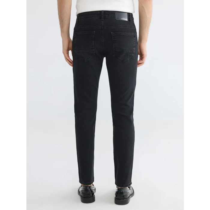 LCW Jeans Siyah 750 Slim Fit Erkek Jean Pantolon
