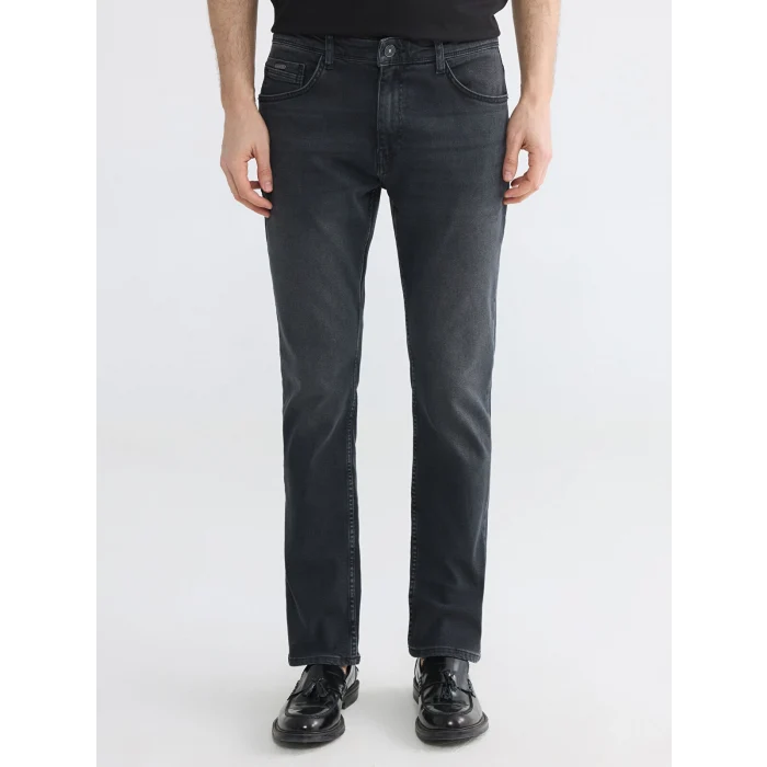 LCW Jeans Siyah 750 Slim Fit Erkek Jean Pantolon