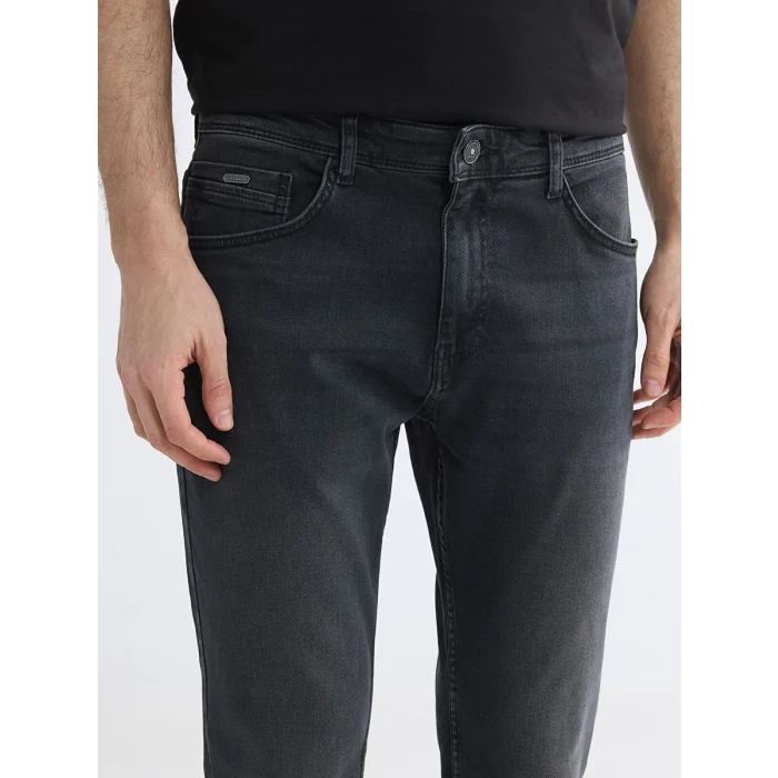LCW Jeans Siyah 750 Slim Fit Erkek Jean Pantolon
