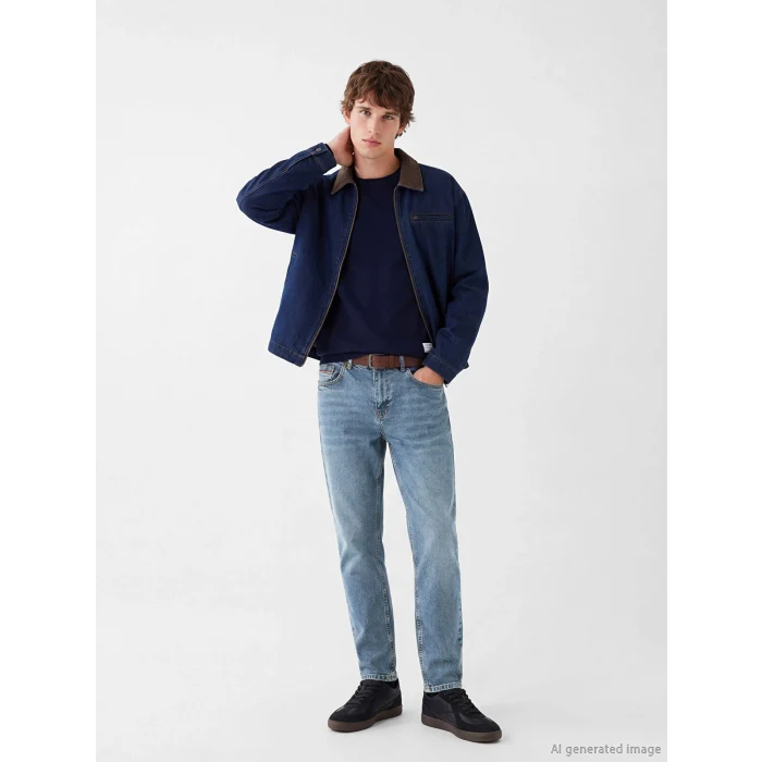 LCW Jeans İndigo 710 Loose Fit Erkek Jean Pantolon