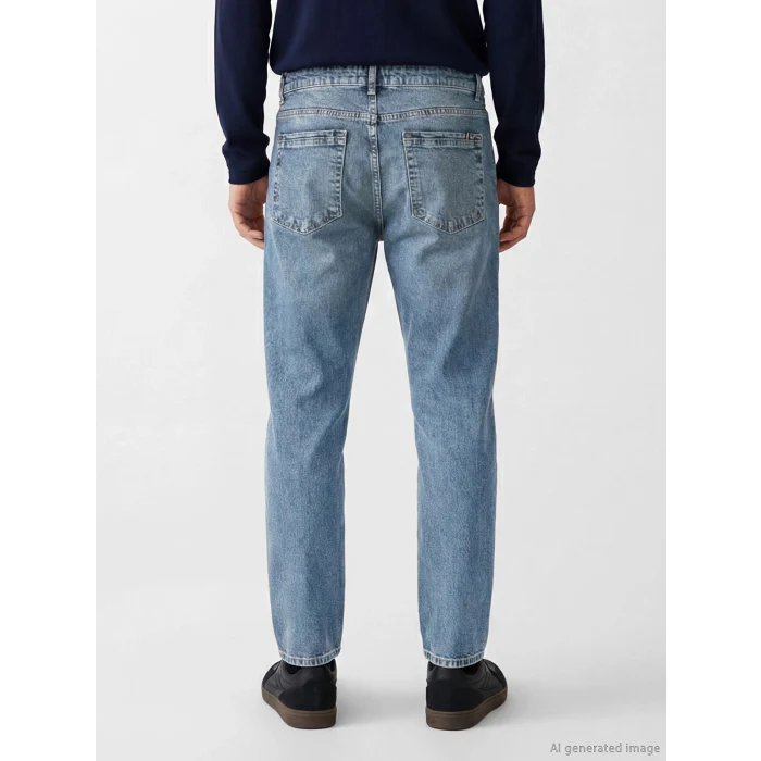 LCW Jeans İndigo 710 Loose Fit Erkek Jean Pantolon