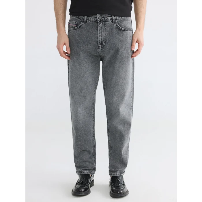 LCW Jeans Antrasit 710 Loose Fit Erkek Jean Pantolon