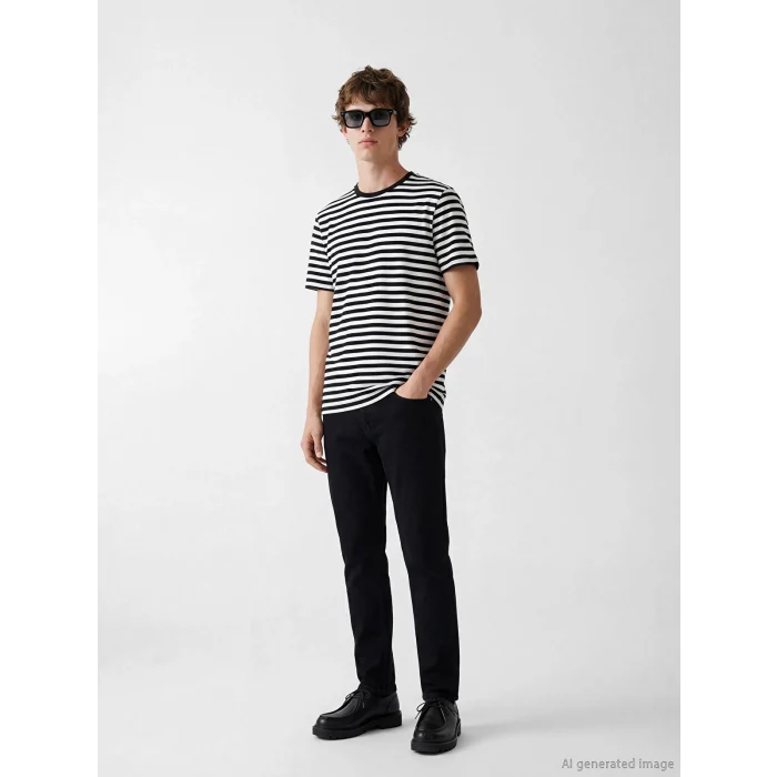 LCW Jeans Siyah 750 Slim Fit Erkek Jean Pantolon