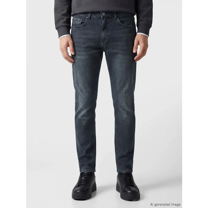 LCW Jeans Siyah 750 Slim Fit Erkek Jean Pantolon