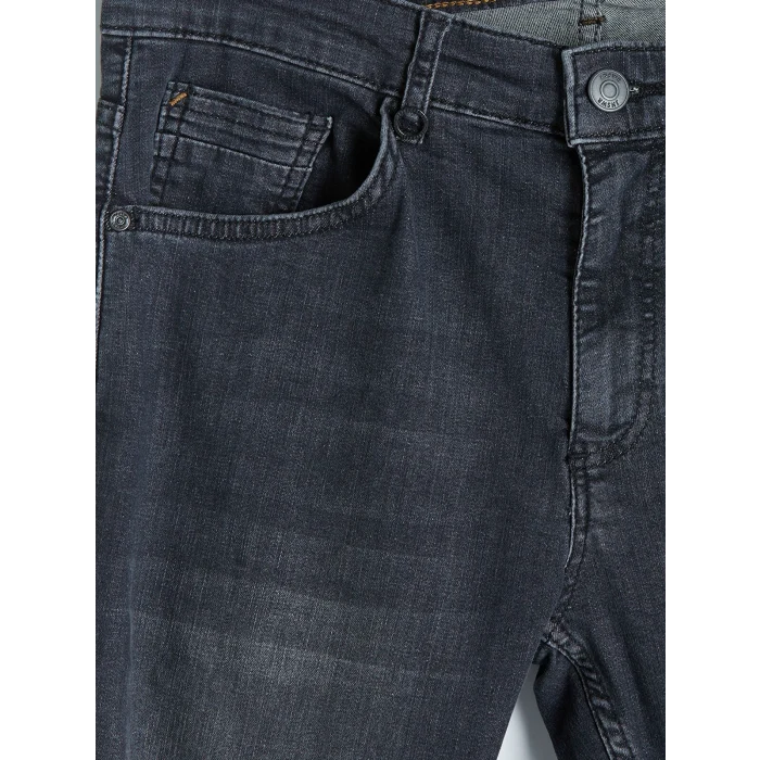 LCW Jeans Siyah 750 Slim Fit Erkek Jean Pantolon