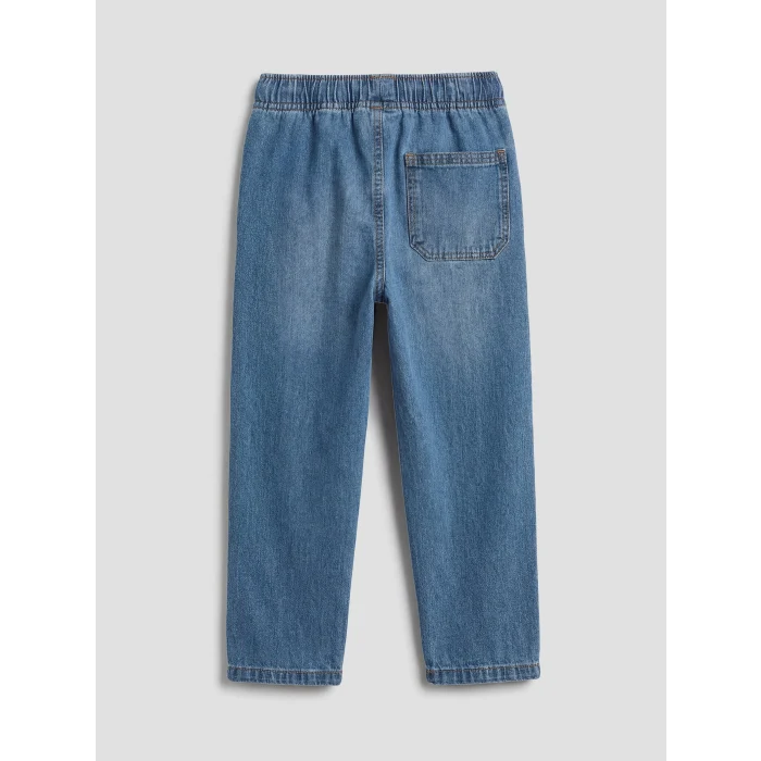 LCW Kids İndigo Beli Lastikli Erkek Çocuk Jean Pantolon