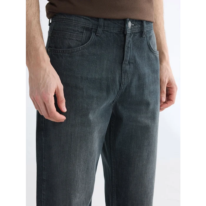LCW Jeans Antrasit 745 Baggy Fit Erkek Jean Pantolon