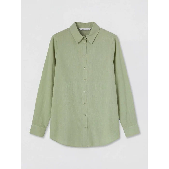 LCW EVERYDAY Yeşil Regular Fit Kadın Gömlek Tunik