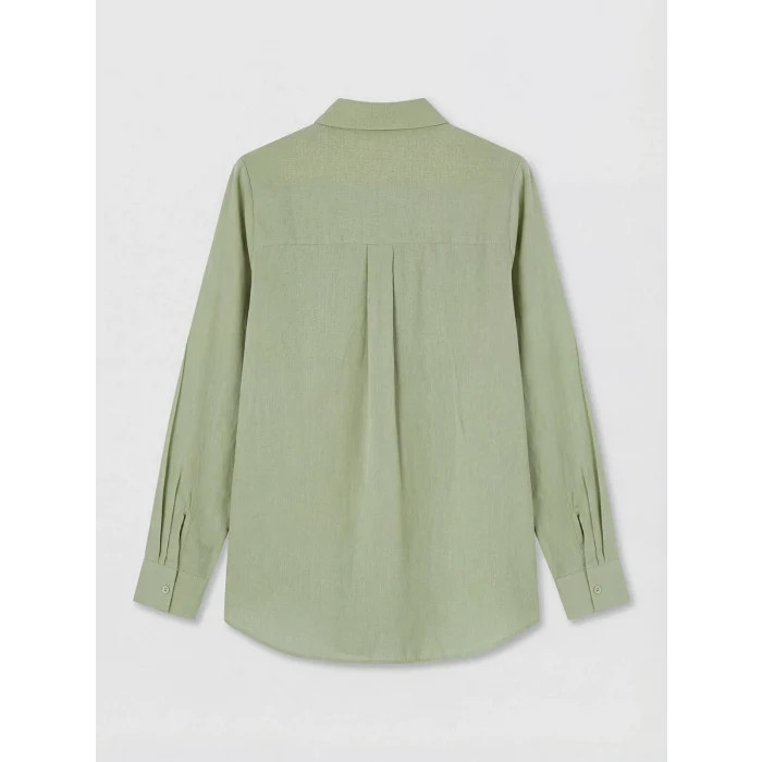 LCW EVERYDAY Yeşil Regular Fit Kadın Gömlek Tunik