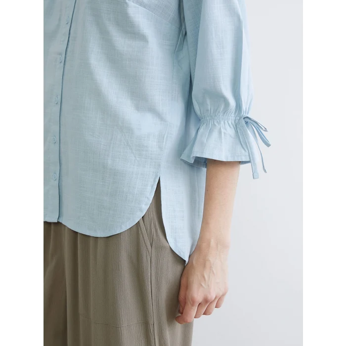 LCW Grace Mavi Regular Fit Kadın Gömlek