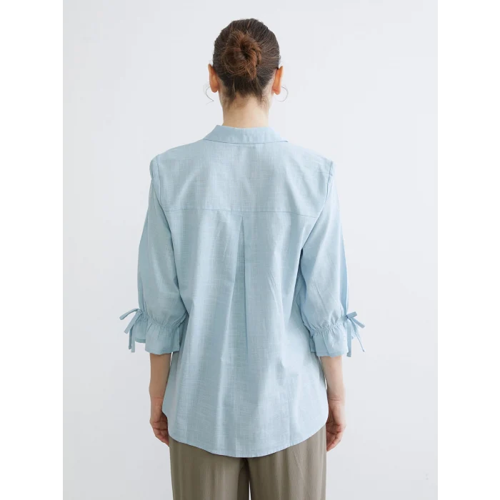 LCW Grace Mavi Regular Fit Kadın Gömlek