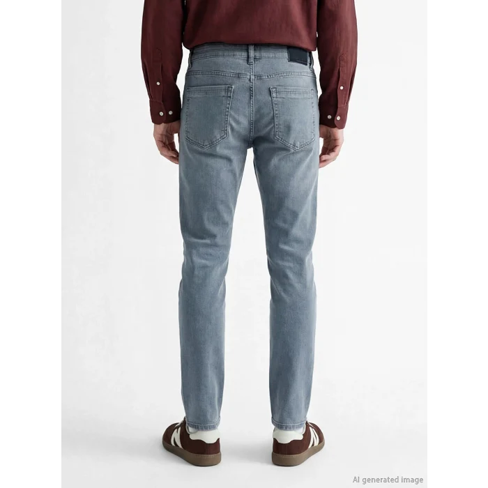 LCW Jeans Gri 760 Skinny Fit Erkek Jean Pantolon