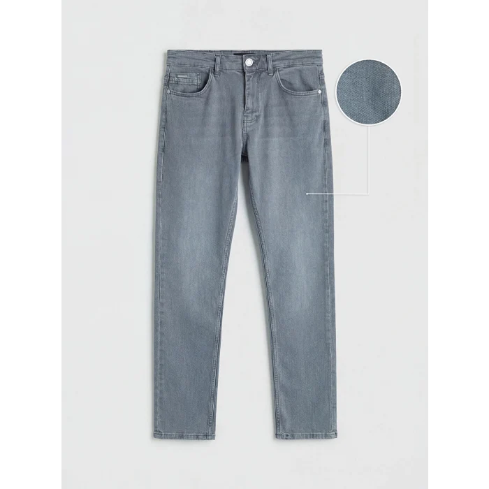 LCW Jeans Gri 760 Skinny Fit Erkek Jean Pantolon