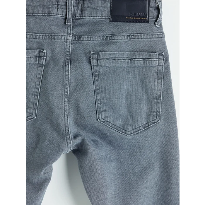 LCW Jeans Gri 760 Skinny Fit Erkek Jean Pantolon