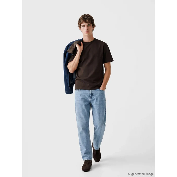 LCW Jeans İndigo 745 Baggy Fit Erkek Jean Pantolon