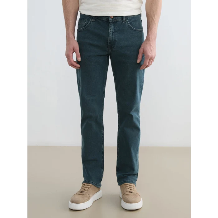 LCW Jeans Yeşil 779 Regular Fit Erkek Jean Pantolon
