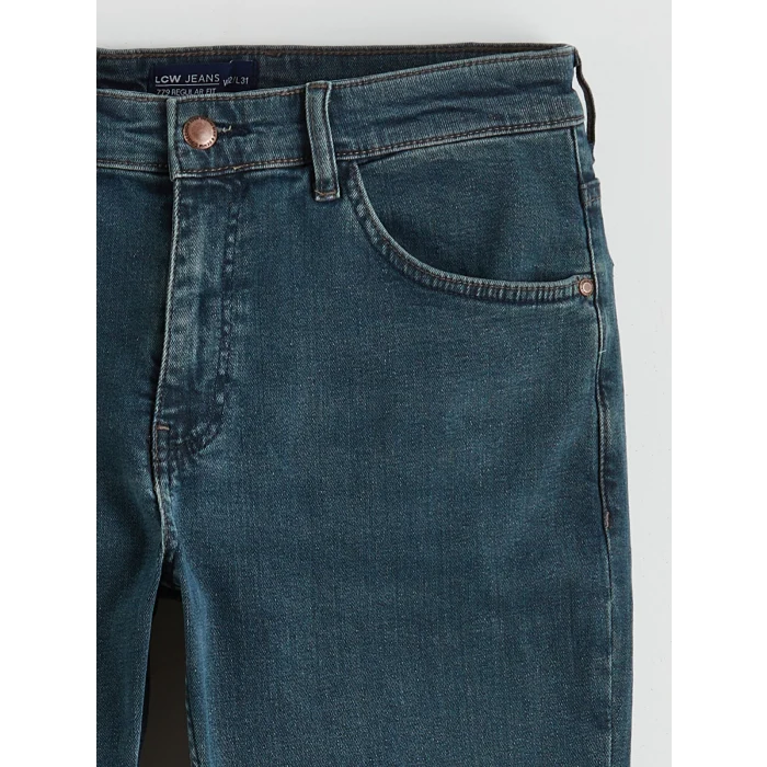 LCW Jeans Yeşil 779 Regular Fit Erkek Jean Pantolon