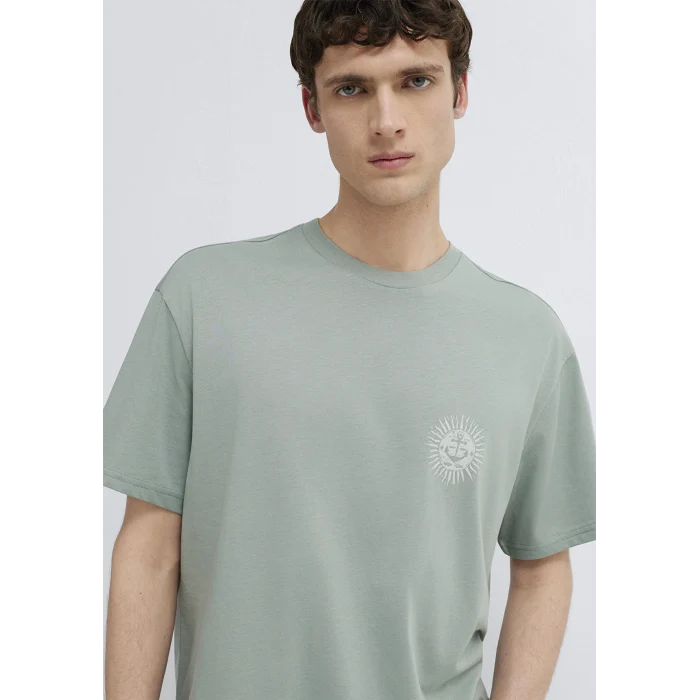 Mavi 0613289-70113 Baskılı Yeşil Tişört