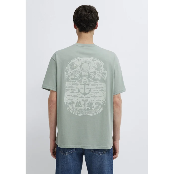 Mavi 0613289-70113 Baskılı Yeşil Tişört