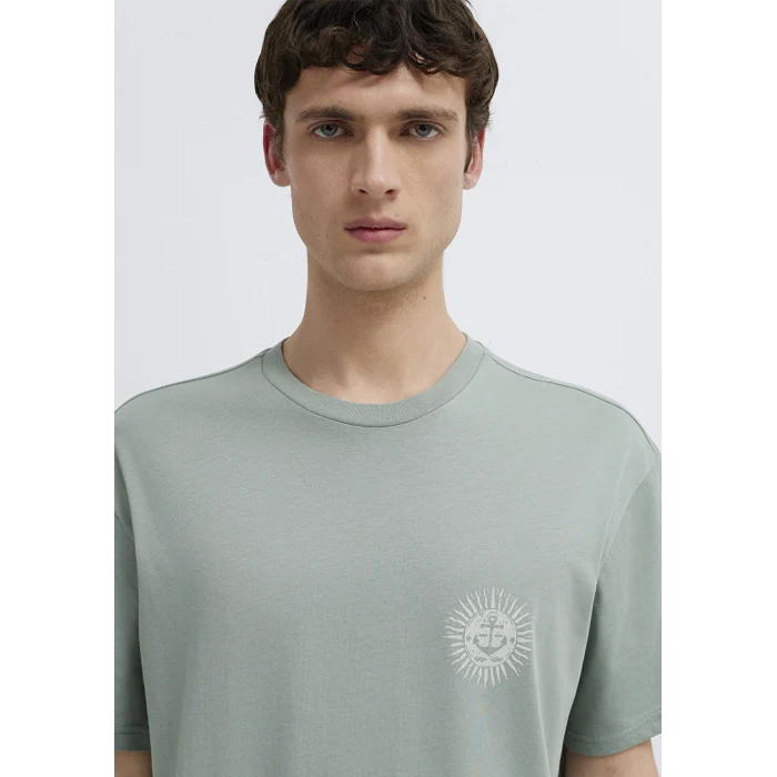 Mavi 0613289-70113 Baskılı Yeşil Tişört