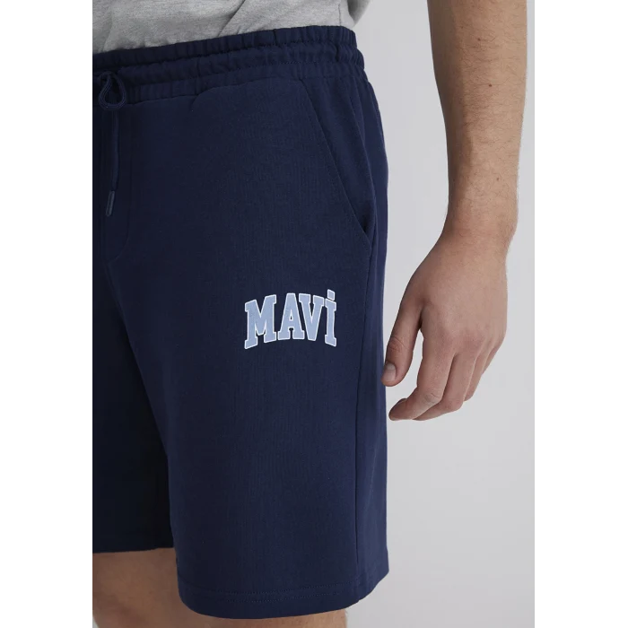Mavi 0410224-70497 Mavi Baskılı Lacivert Şort