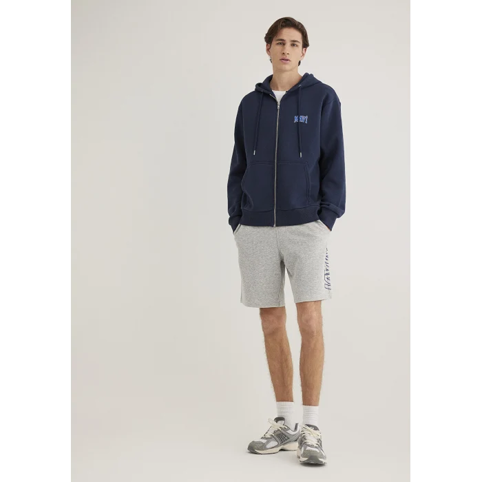 Mavi 0410225-80196 Mavi Baskılı Gri Şort