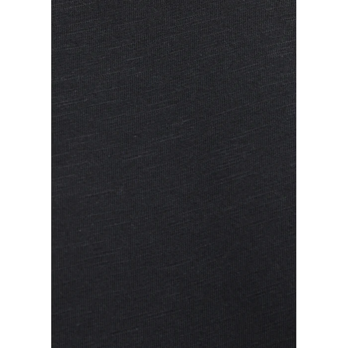 Mavi 1614174-900 Yırtmaç Detaylı Siyah Tişört