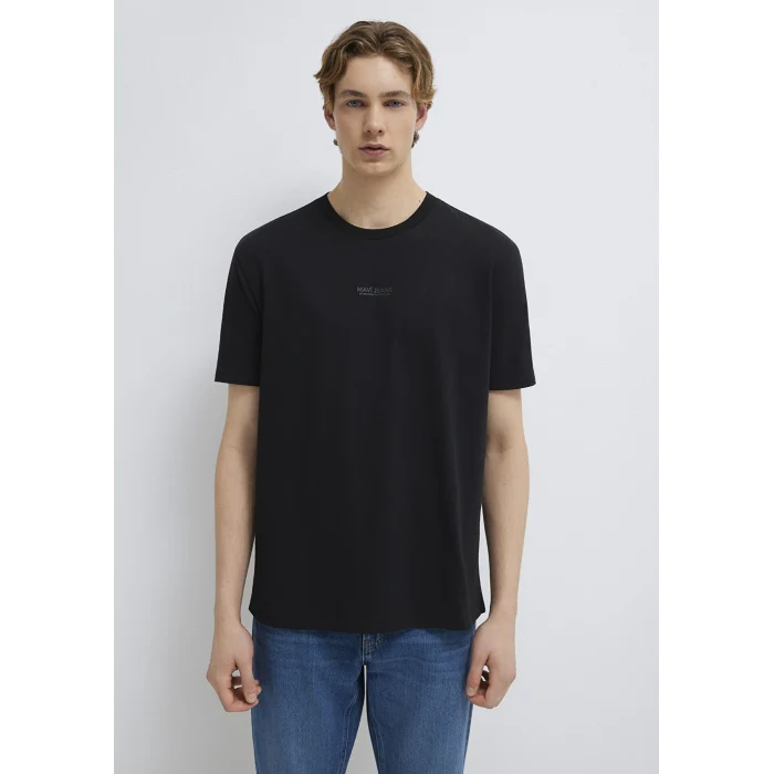 Mavi 0613348-900 Mavi Jeans Baskılı Siyah Tişört