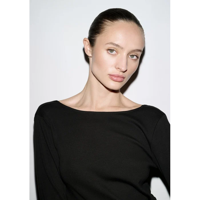 Mavi 1613855-900 Uzun Kollu Siyah Tişört