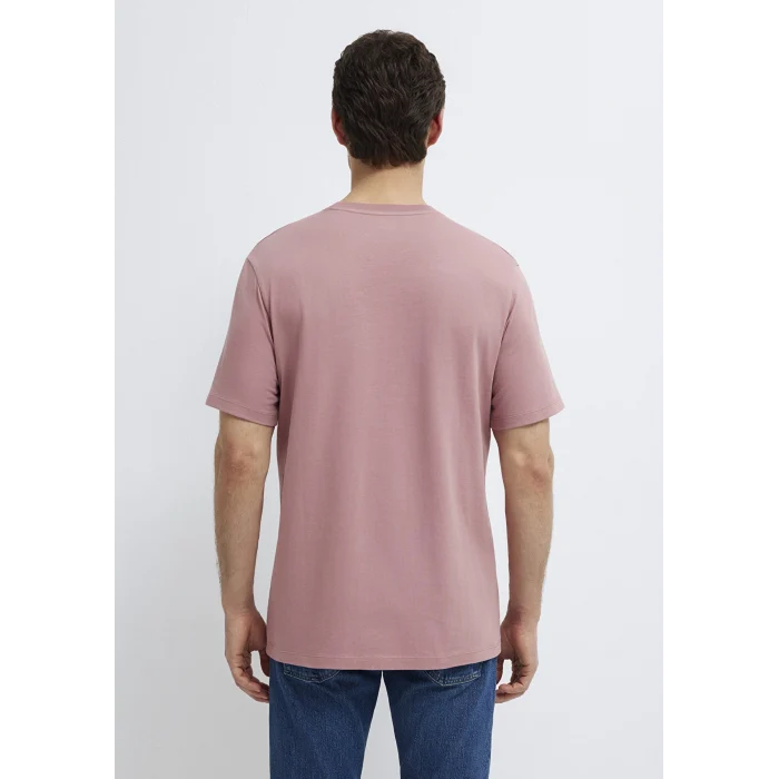 Mavi 0612936-70948 Mavi Logo Baskılı Pembe Tişört