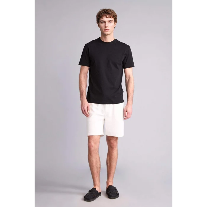 Defacto V7699AZBK81 Siyah NEW REGULAR FIT %100 Pamuk Basic Tişört