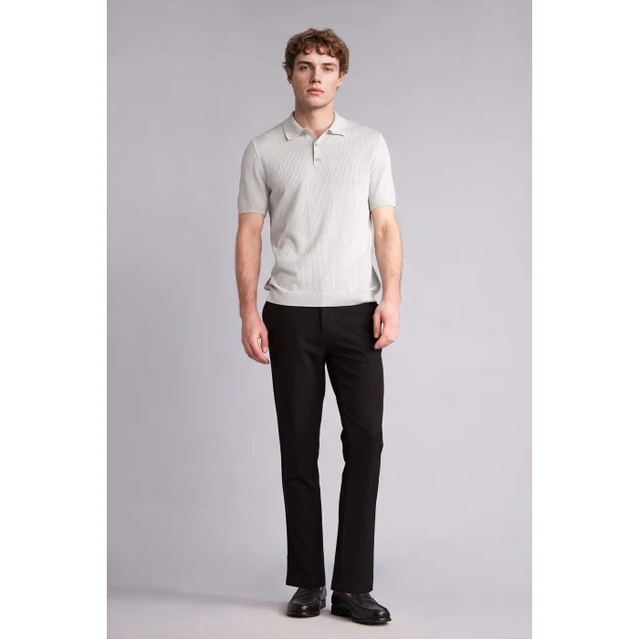 Defacto B8577AXBK27 Siyah Tailored Fit Düz Paça Pantolon