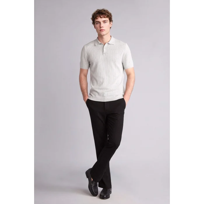 Defacto B8577AXBK27 Siyah Tailored Fit Düz Paça Pantolon