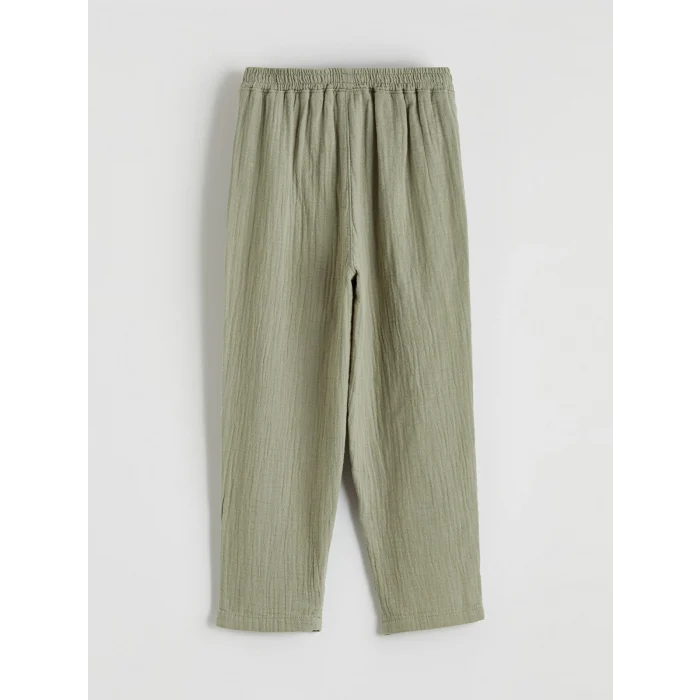 LCW Kids Ekru Hakim Yaka Çizgili Erkek Çocuk Gömlek ve Pantolon