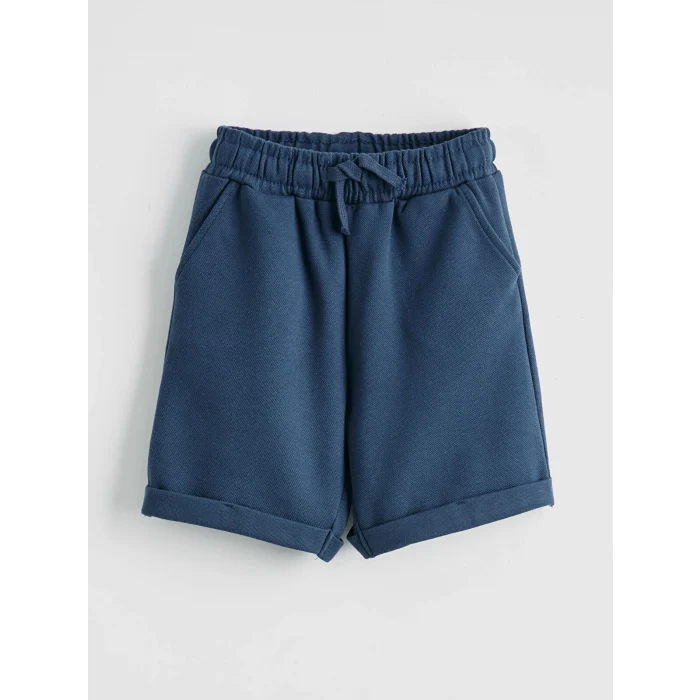 LCW Kids Bej Polo yaka Erkek Çocuk Tişört ve Şort Takım