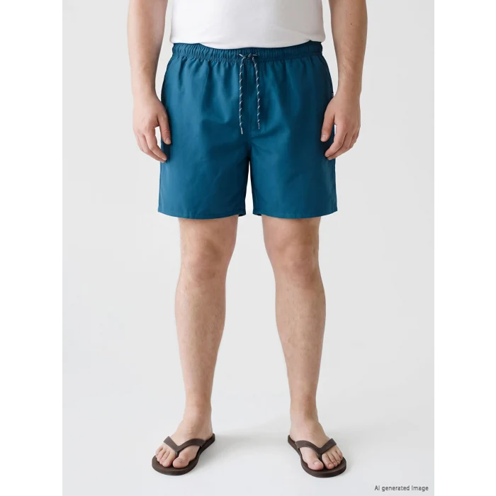 LCW SWIMWEAR Petrol Kısa Boy Erkek Deniz Şortu