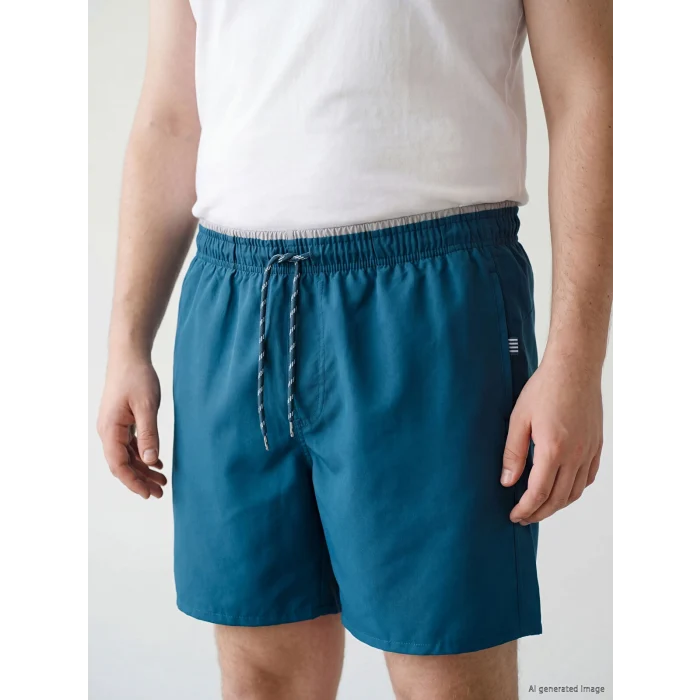 LCW SWIMWEAR Petrol Kısa Boy Erkek Deniz Şortu