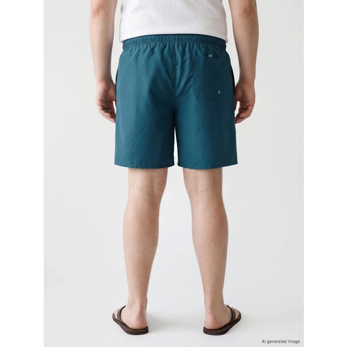 LCW SWIMWEAR Petrol Kısa Boy Erkek Deniz Şortu