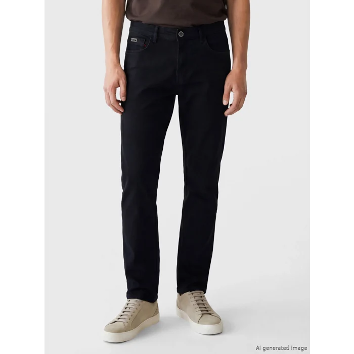 LCW Jeans Siyah 779 Regular Fit Erkek Jean Pantolon