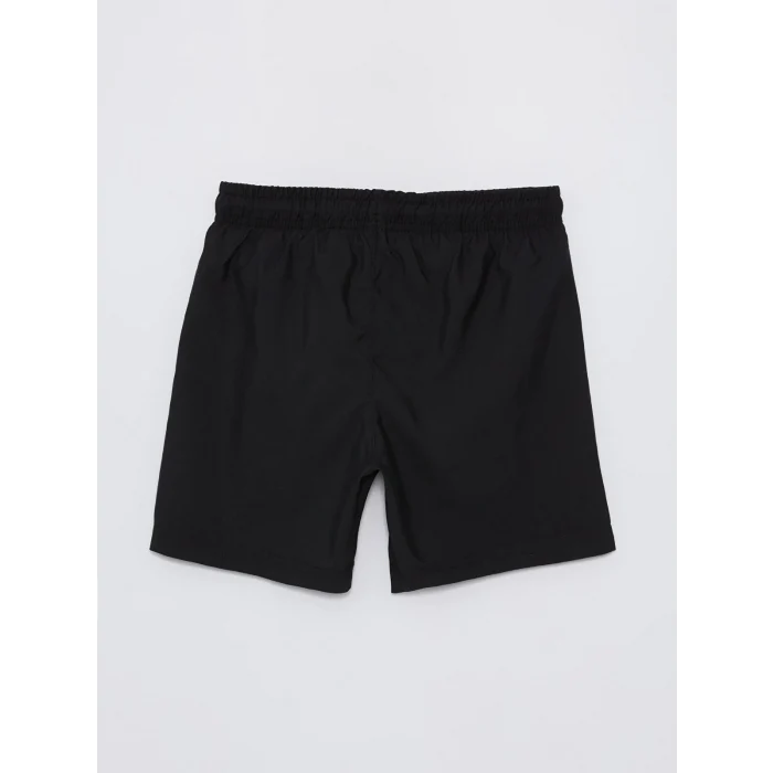 LCW Kids Siyah Hızlı Kuruyan UV Korumalı Erkek Çocuk Deniz Şortu