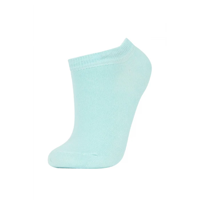 Defacto Z7463A6KR1 Çok Renkli Basıc Düz 7li Pamuklu Patik Çorap Kız Çocuk