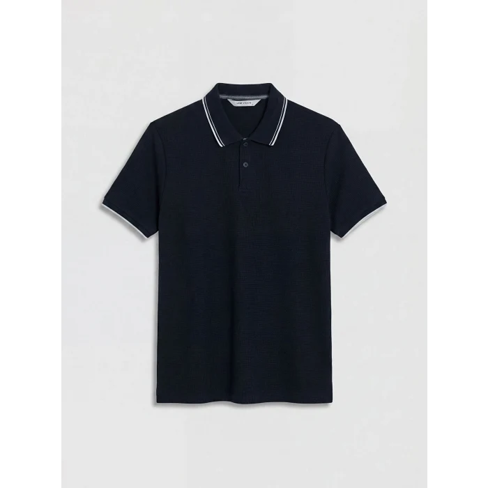 LCW Vision Lacivert Polo Yaka Erkek Tişört