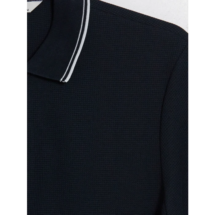 LCW Vision Lacivert Polo Yaka Erkek Tişört